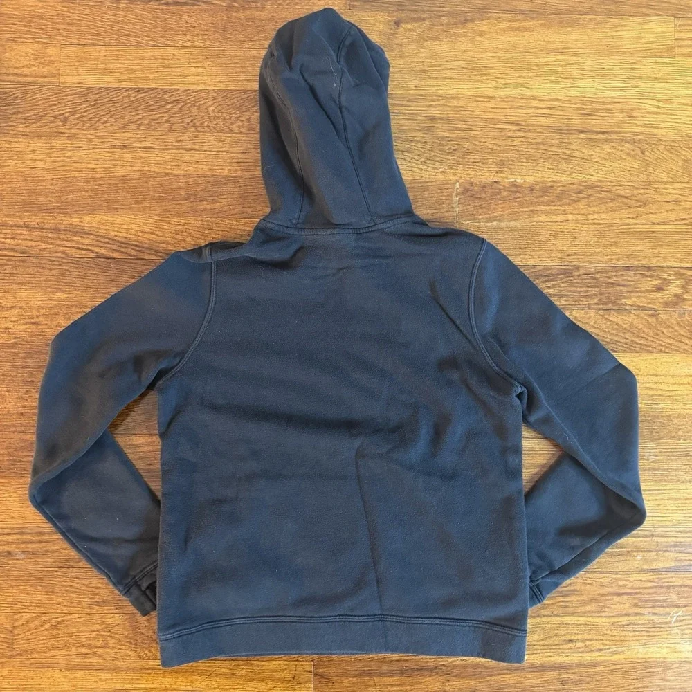Nike Boys' Black Pullover Hoodie w/ Logo Graphic Print & Pockets Size XL